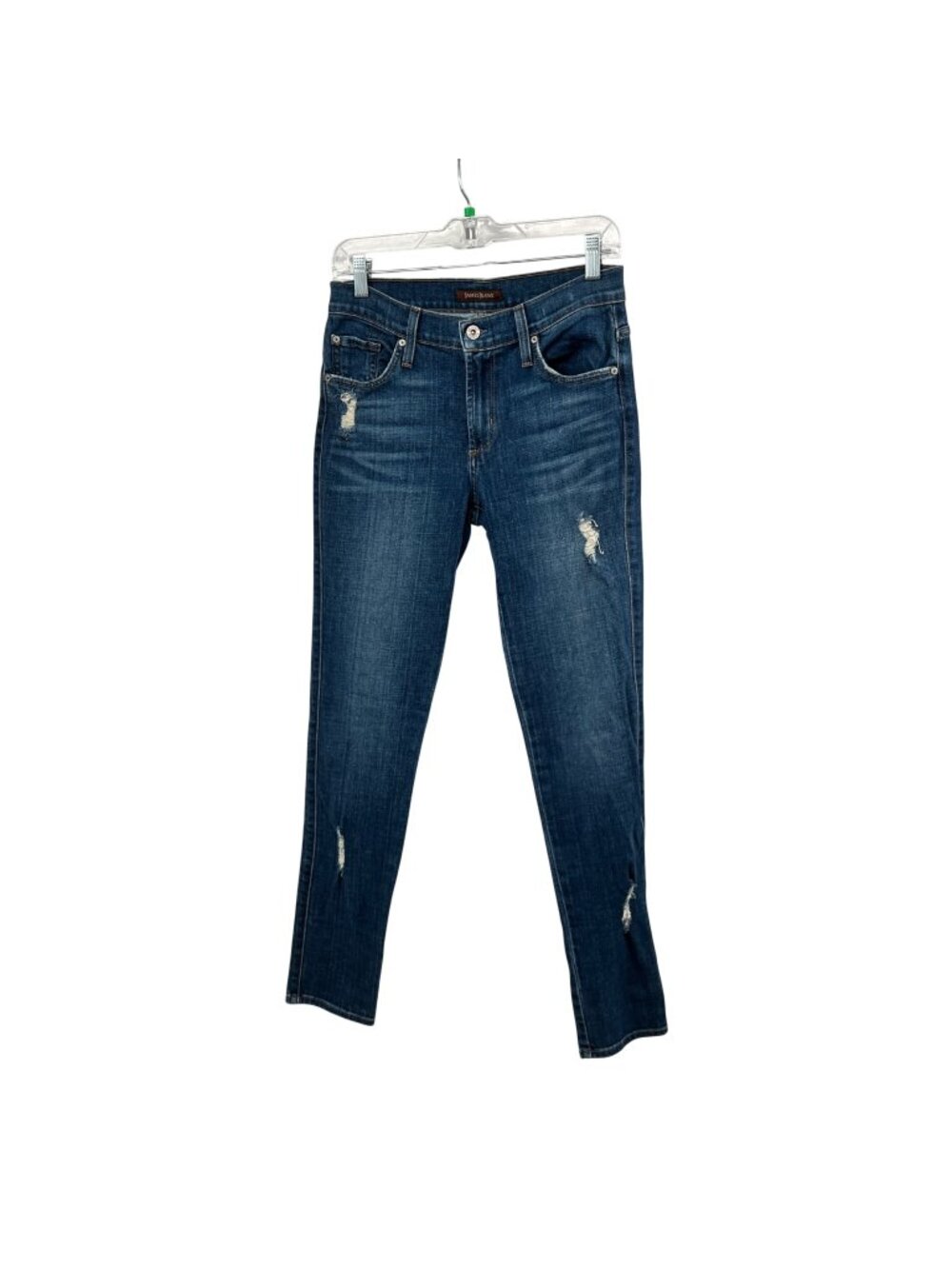 James Jeans Womens James Twiggy Jeans Distressed Mid Rise Size 29 Waist
